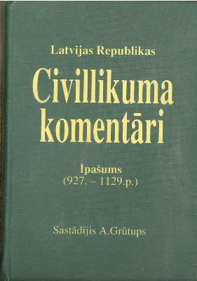 Latvijas Republikas Civillikuma komentāri