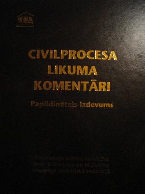 Civilprocesa likuma komentāri