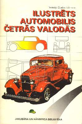 Ilustrēts automobilis četrās valodās