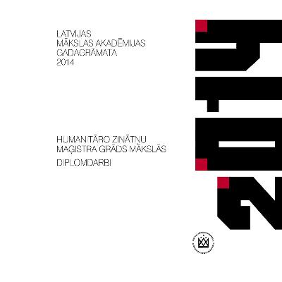 Latvijas Mākslas Akadēmijas gadagrāmata 2014