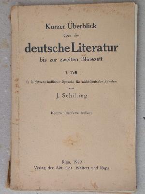 Kurzer-Überblick über die deutsche Literatur. 1. Teil
