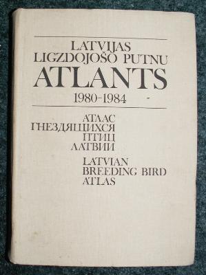 Latvijas ligzdojošo putnu atlants, 1980-1984