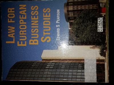 Law for European business studies
