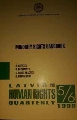 Minority Rights Handbook