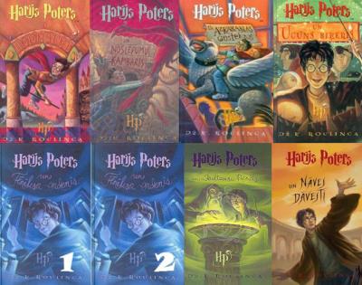 Harijs Poters (visas astoņas grāmatas)