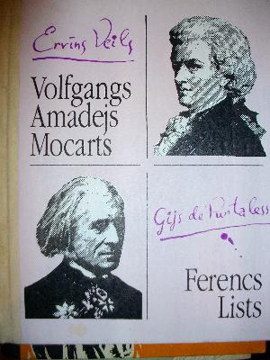 Volfgangs Amadejs Mocarts. Ferencs Lists