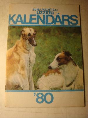Suņu audzētāju uzziņu kalendārs 1980