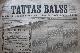 Tautas Balss. 1907g.  Nr.1.